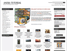 Tablet Screenshot of anekatutorial.com